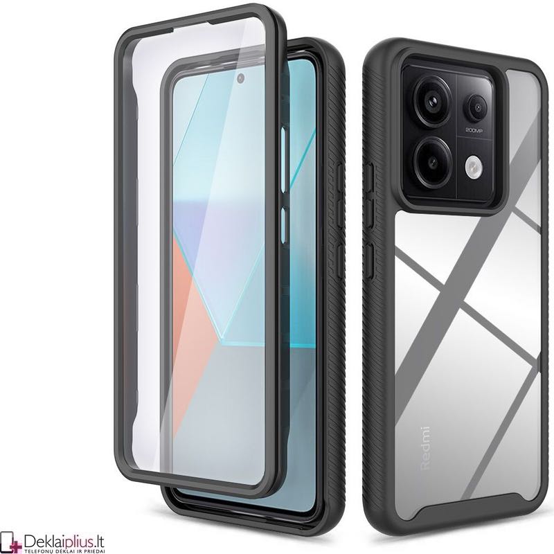 360 laipsnių smūgiams atsparus dėklas (Xiaomi Redmi Note 13 Pro 5G/Poco X6 5G) 360 laipsnių smūgiams atsparus dėklas (Xiaomi Redmi Note 13 Pro 5G/Poco X6 5G)